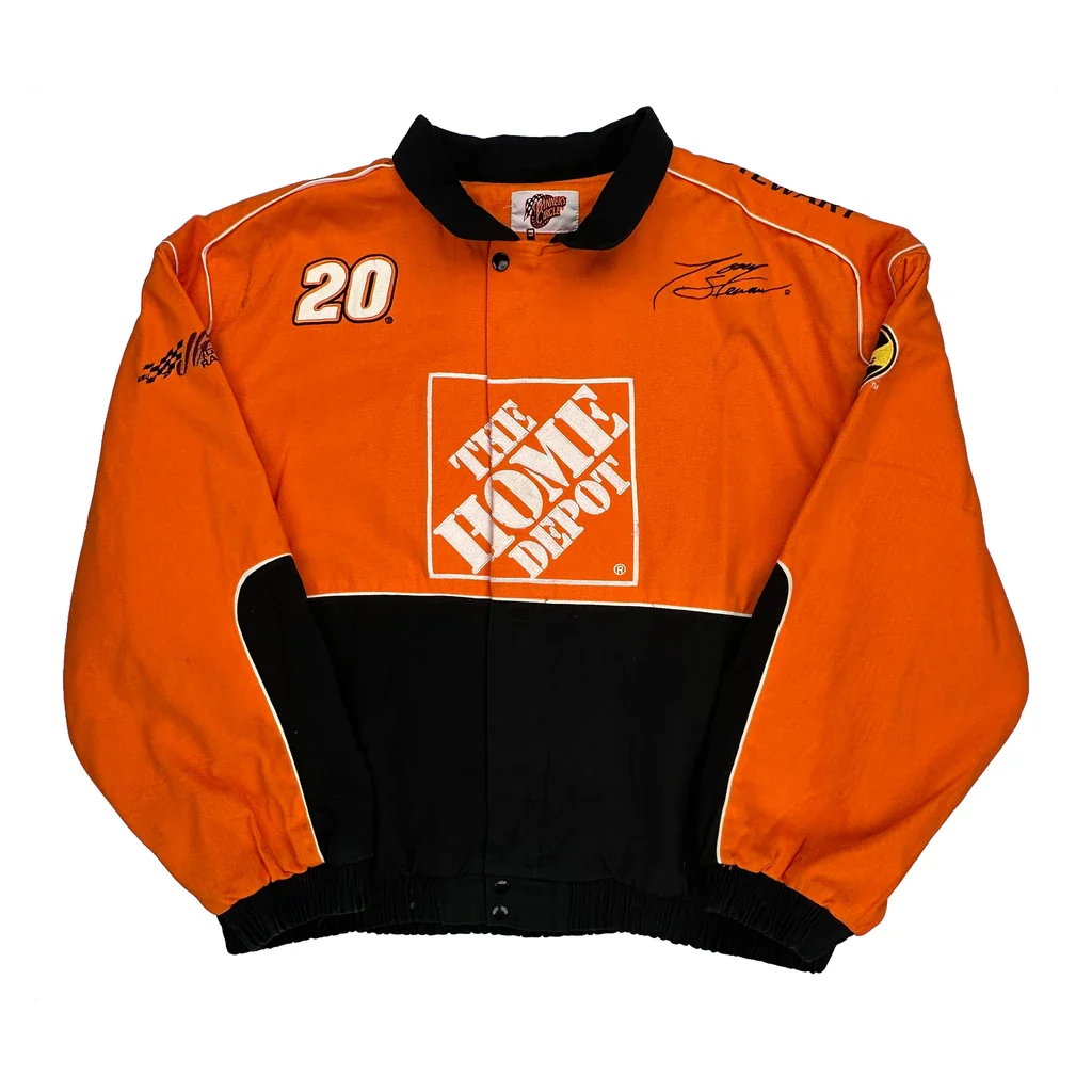 The Home Depot Racing Nascar Bomber Jacket - 2XL Orange Polyester