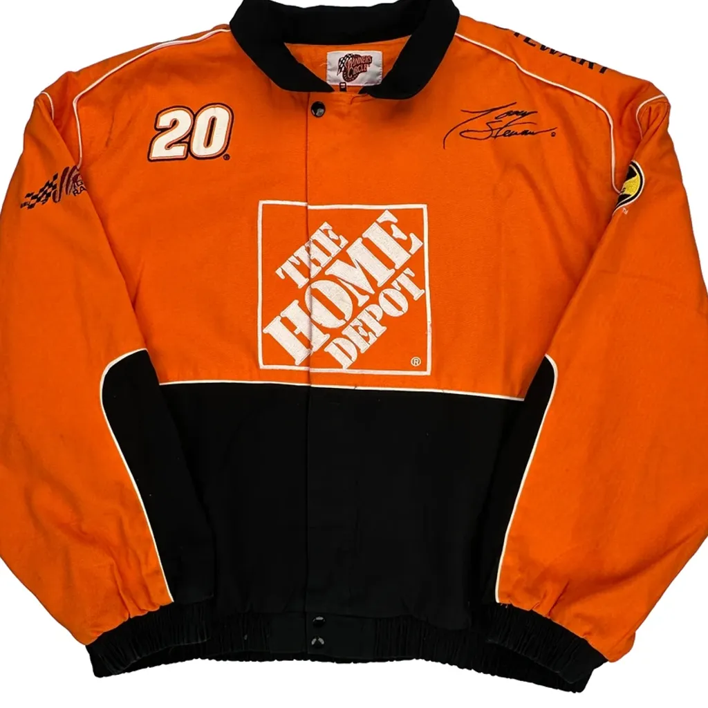 The Home Depot Racing Nascar Bomber Jacket - 2XL Orange Polyester - Image 5