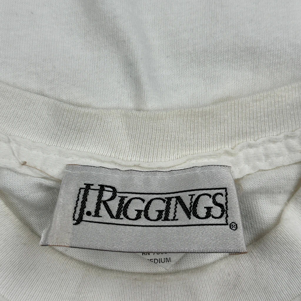 The Intimidator J Riggins Nascar Long Sleeve T-Shirt - Medium White Cotton - Image 4