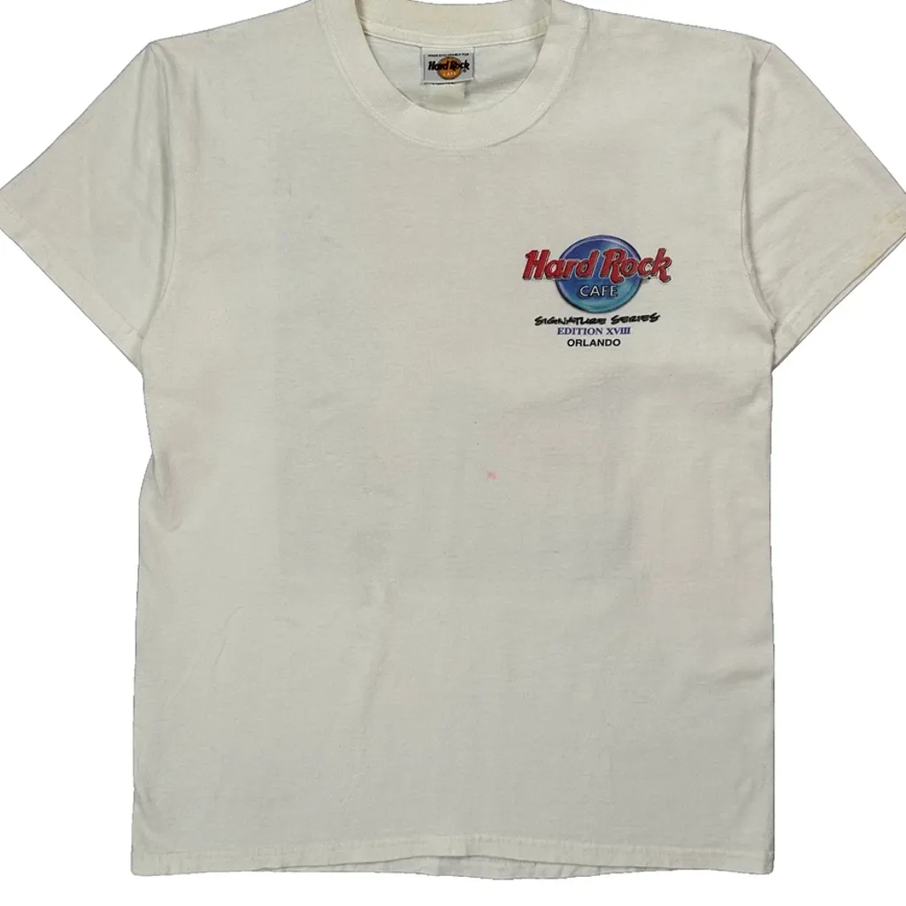 The Matchbox Twenty Foundation Hard Rock Cafe Graphic T-Shirt - Small White Cotton - Image 5
