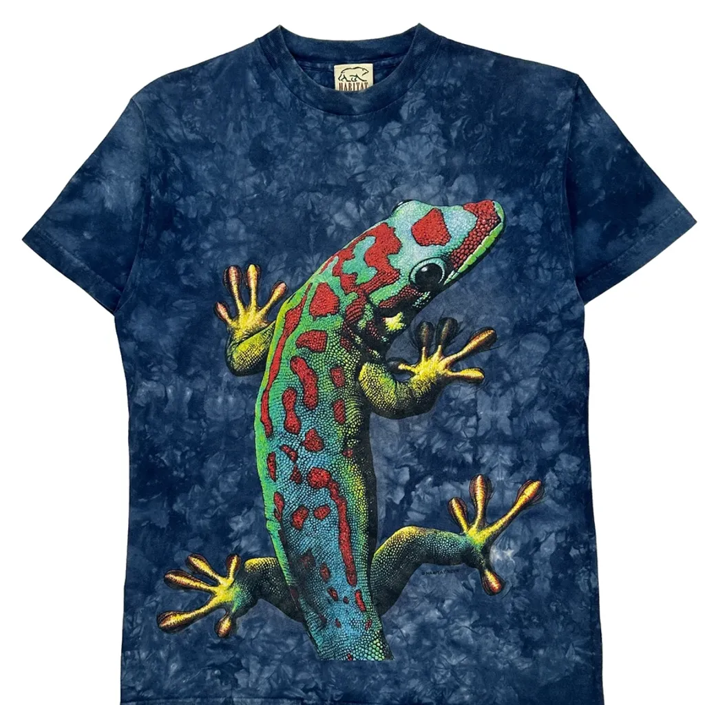 The Mountain Graphic T-Shirt - Medium Blue Cotton - Image 5