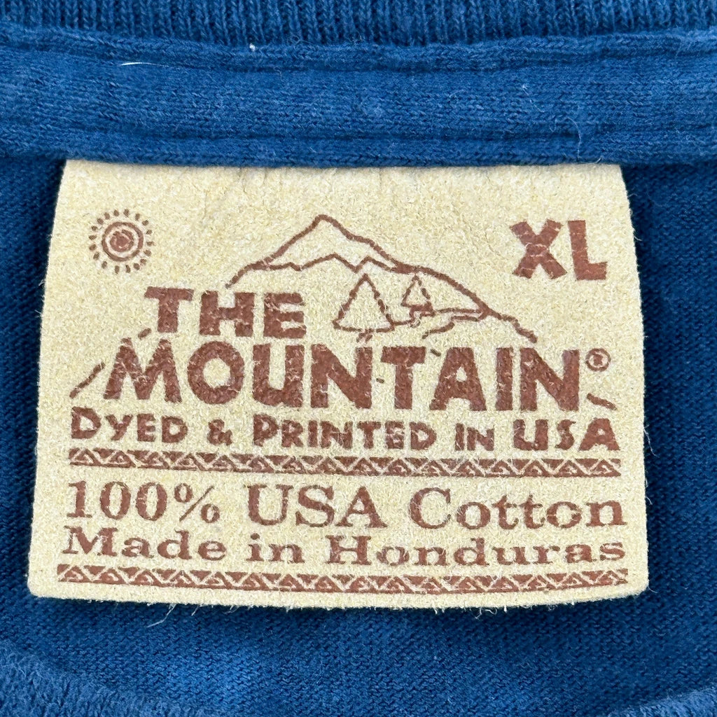 The Mountain Graphic T-Shirt - XL Blue Cotton - Image 3