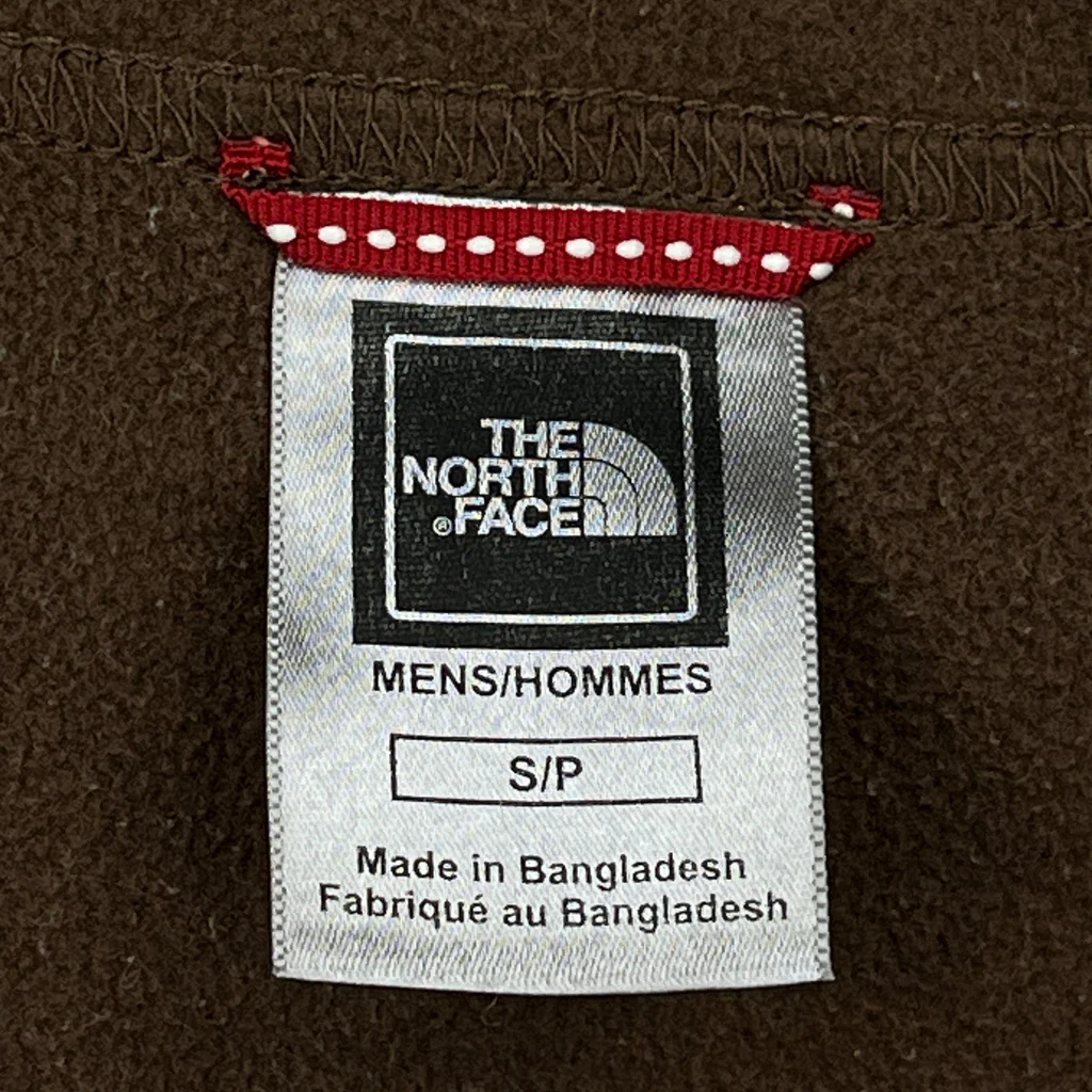 The North Face 1/4 Zip - Small Brown Polyester - Image 3