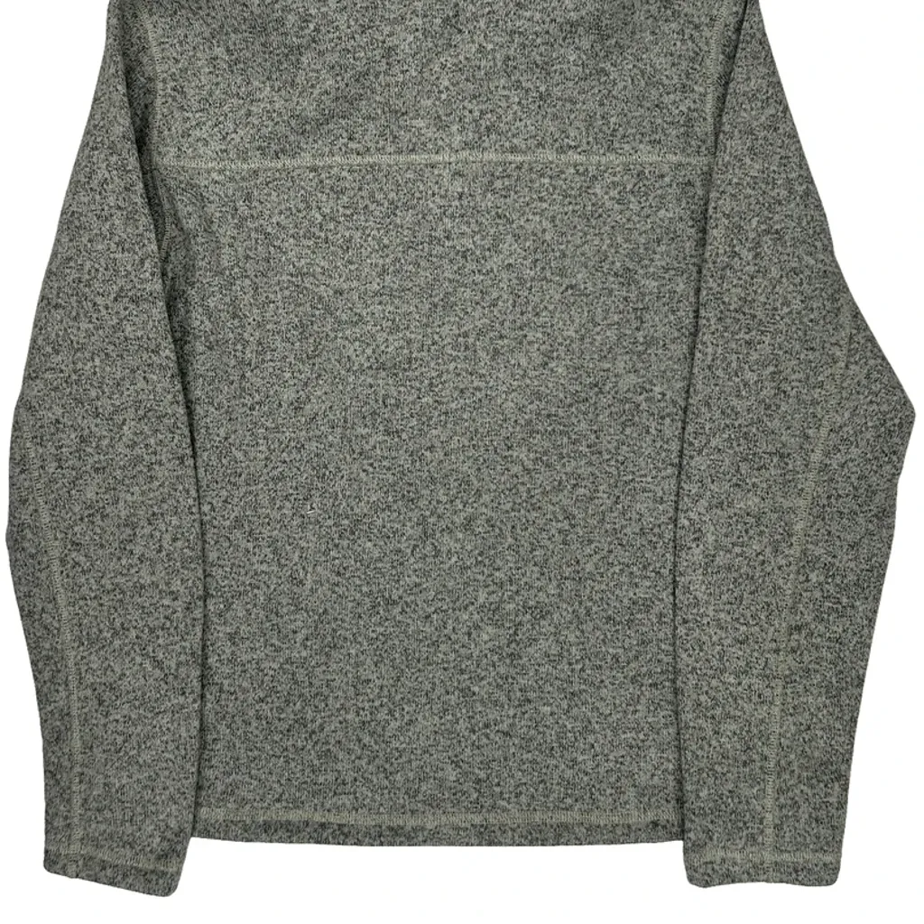 The North Face 1/4 Zip - Medium Gray Polyester - Image 7