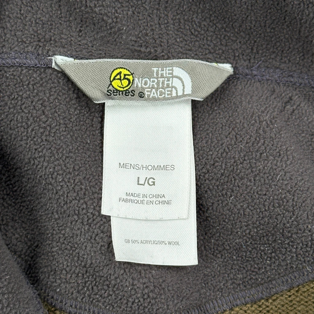 The North Face 1/4 Zip - Large Green Acrylic Blend - Image 3