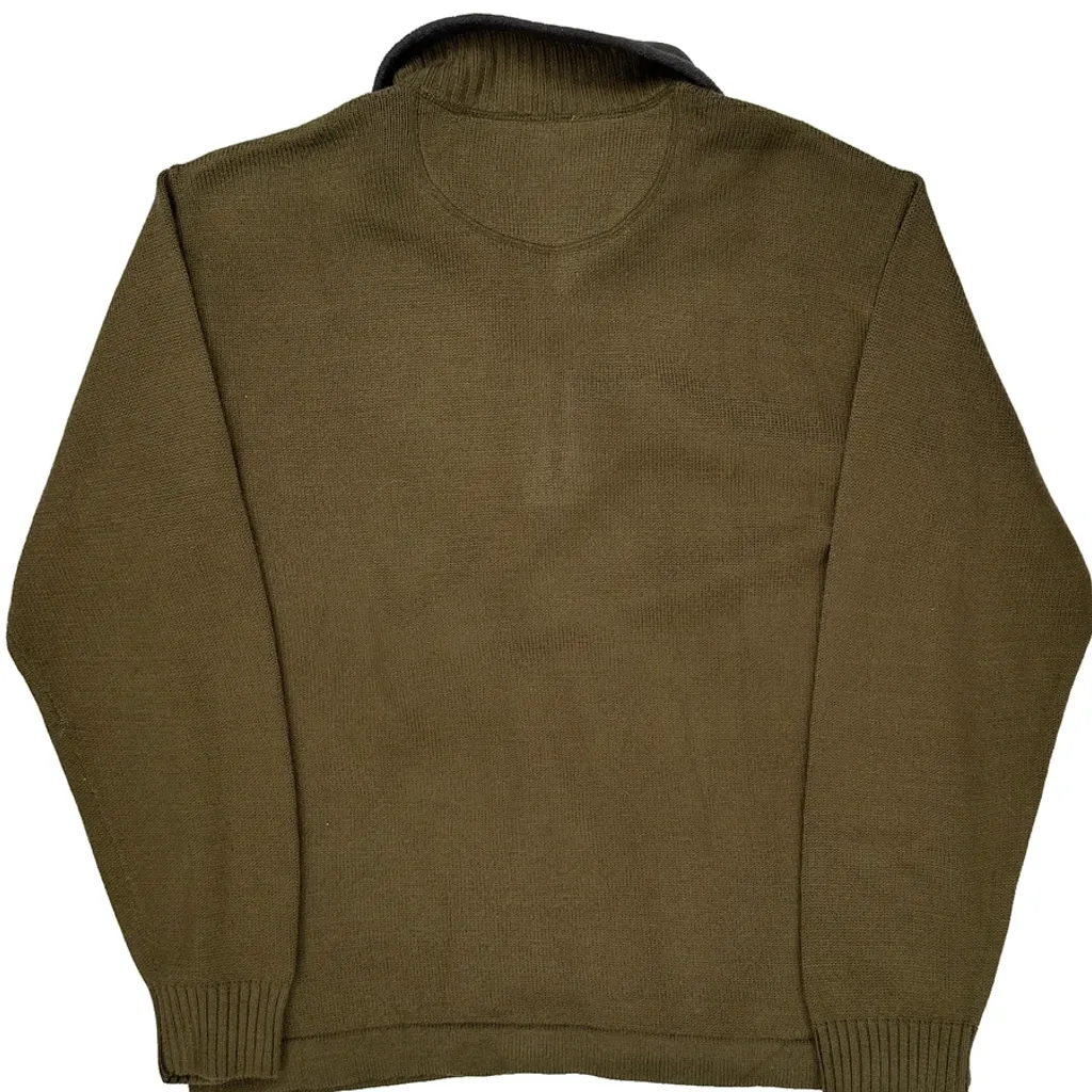 The North Face 1/4 Zip - Large Green Acrylic Blend - Image 6
