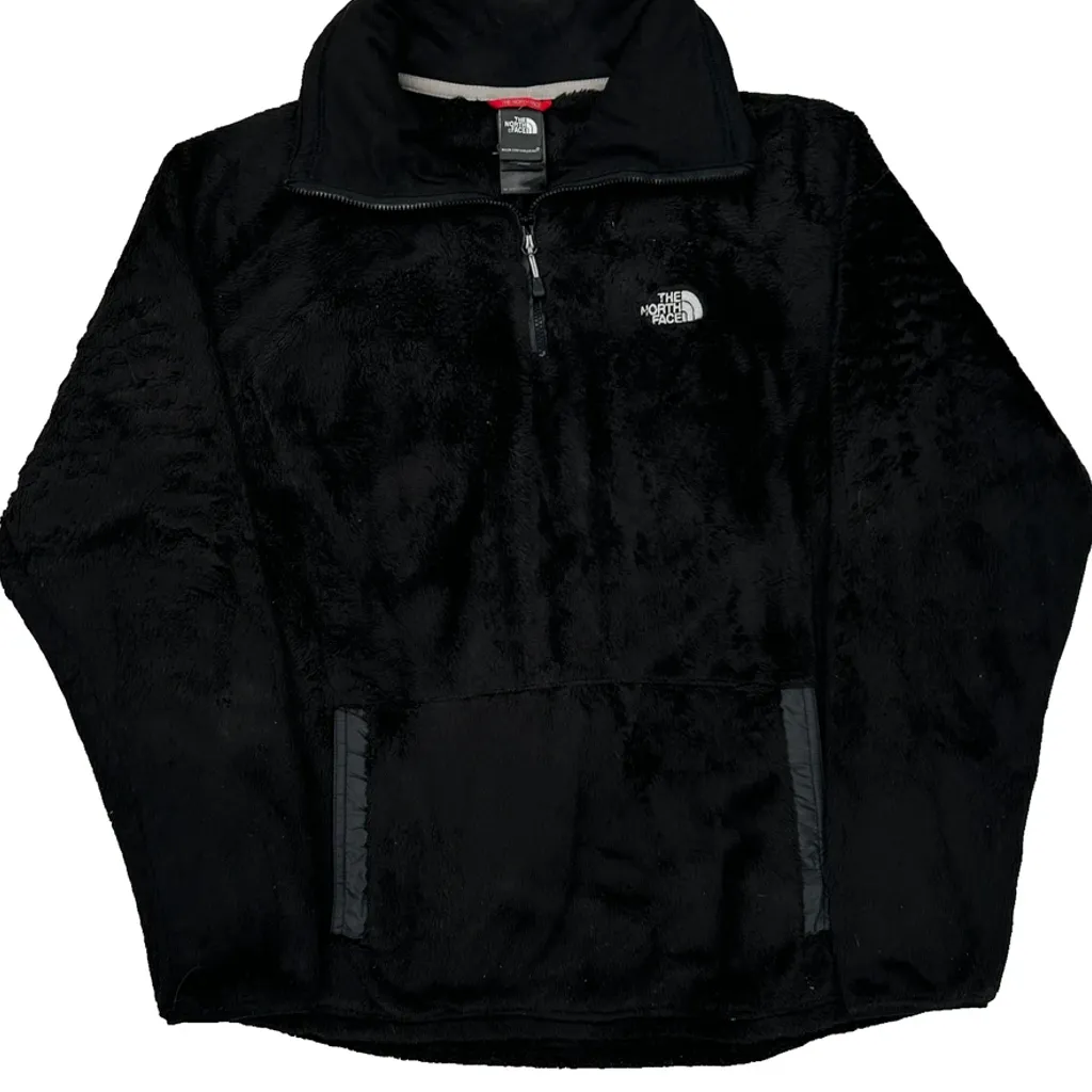 The North Face 1/4 Zip - Medium Black Polyester - Image 4
