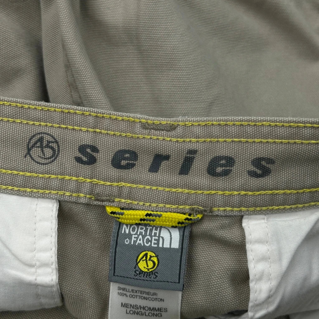 The North Face A5 Series Cargo Trousers - 34W 32L Beige Cotton - Image 6