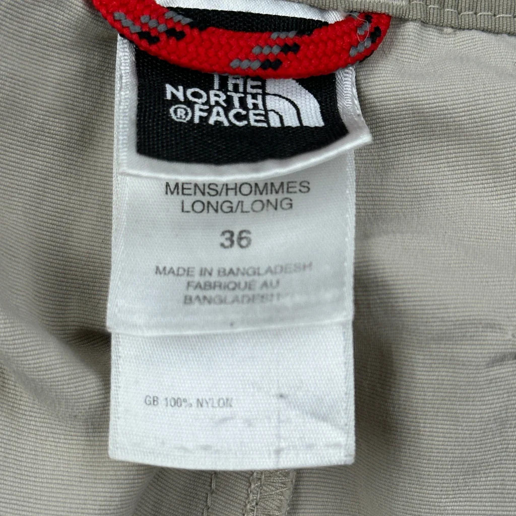The North Face Cargo Trousers - 36″ Waist Grey Nylon - Image 3
