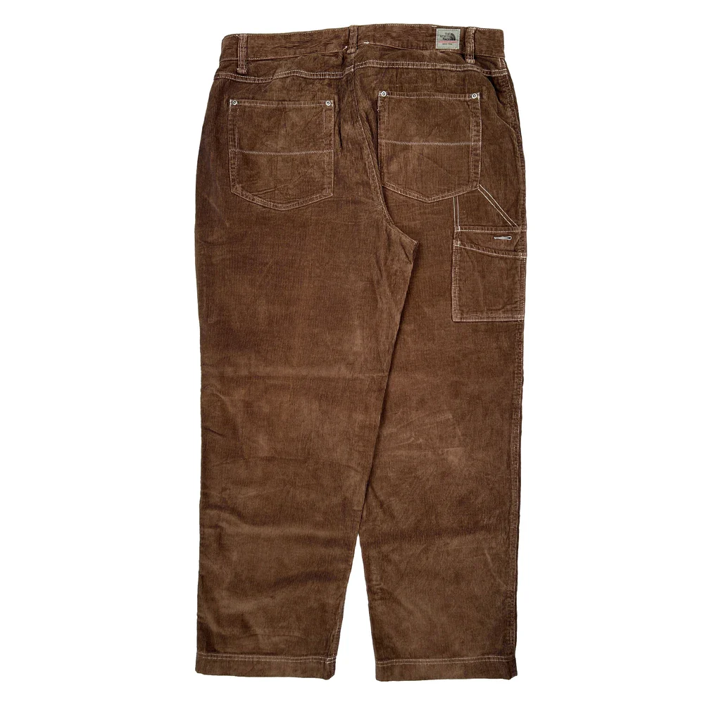 The North Face Cord Trousers - 37″ Waist Brown Cotton