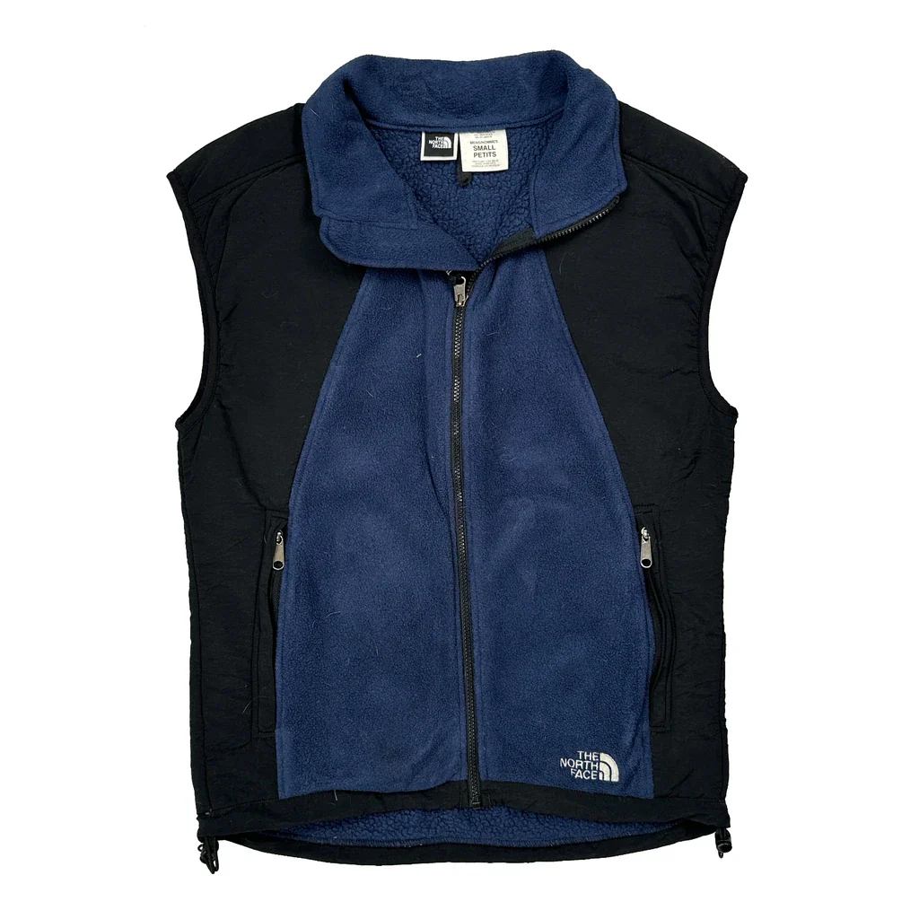 The North Face Fleece Gilet - Small Blue Polyester