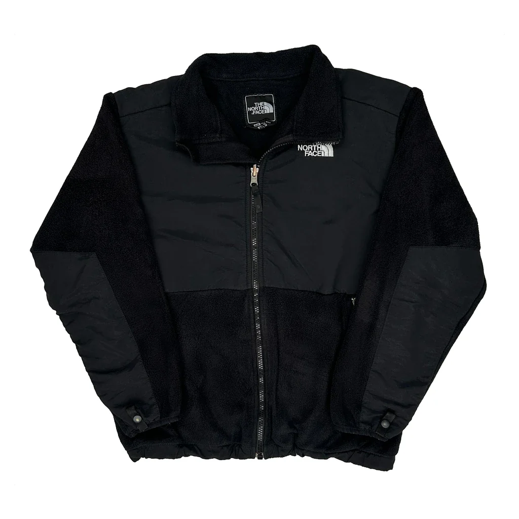 The North Face Denali Fleece Jacket - Large Black Polyester