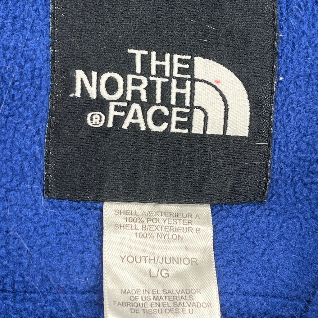 The North Face Fleece Jacket - Large Blue Polyester - Image 3
