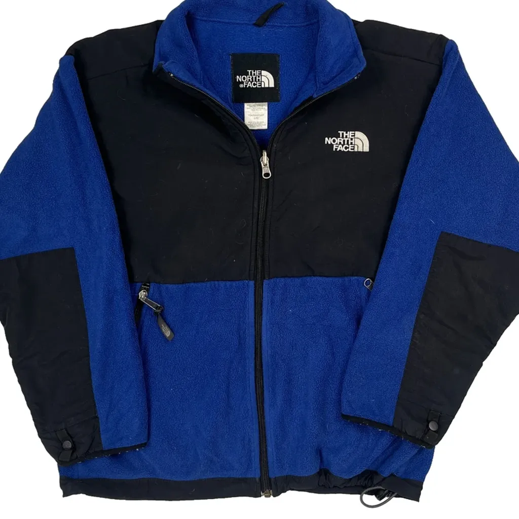 The North Face Fleece Jacket - Large Blue Polyester - Image 4
