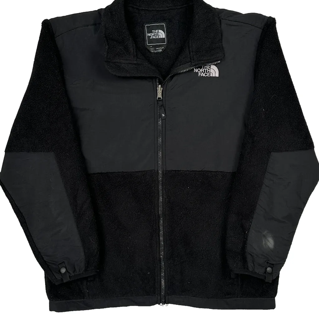 The North Face Denali Fleece Jacket - Medium Black Polyester - Image 4