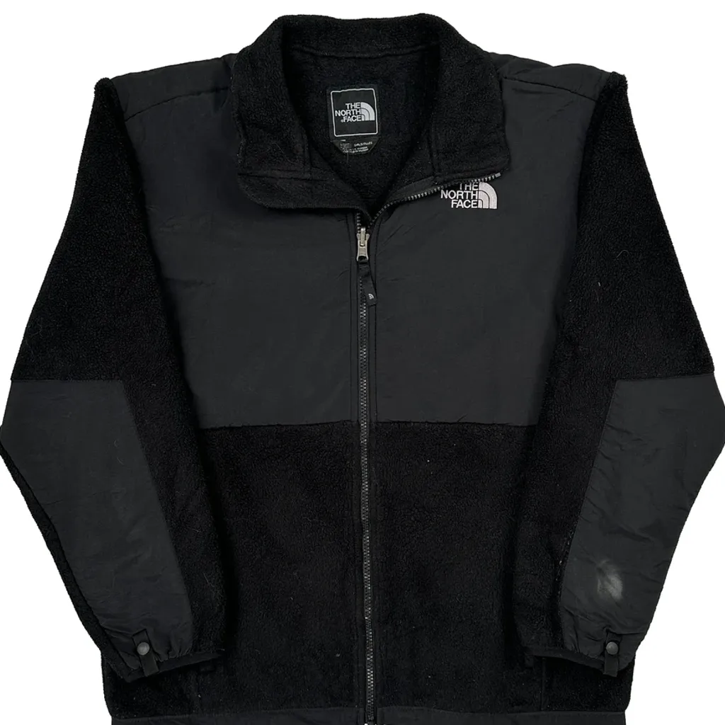 The North Face Denali Fleece Jacket - Medium Black Polyester - Image 5