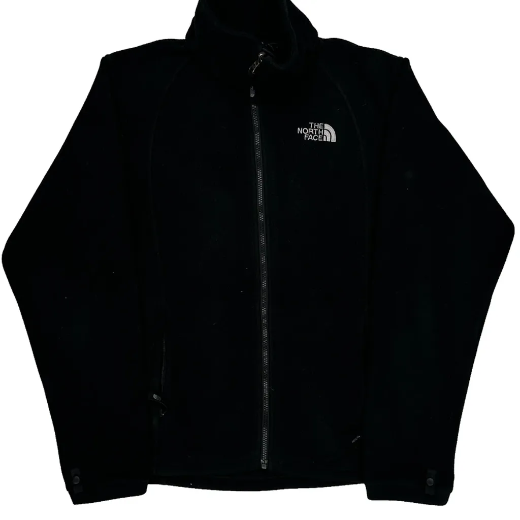 The North Face Fleece Jacket - Large Black Polyester - Image 4
