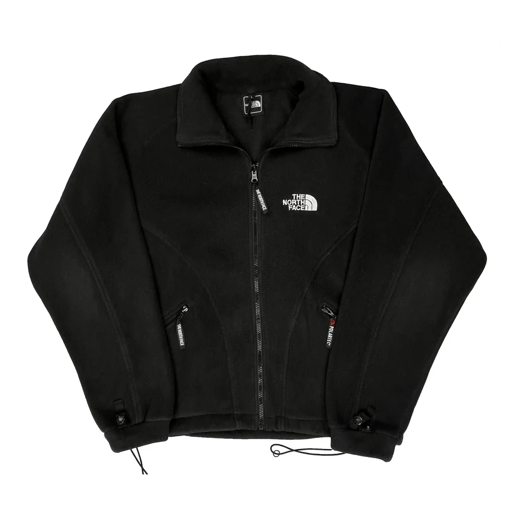 The North Face Fleece Jacket - Large Black Polyester