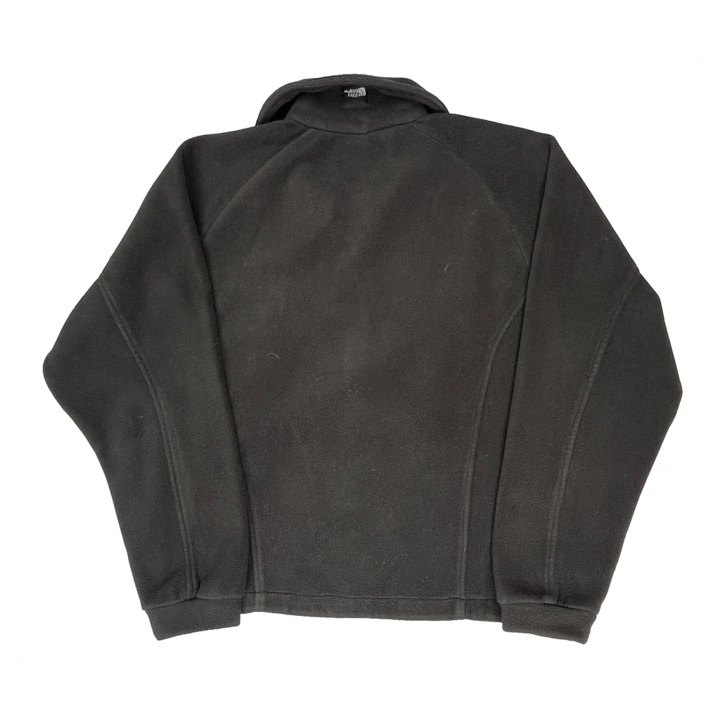 The North Face Fleece Jacket - Large Black Polyester - Image 2