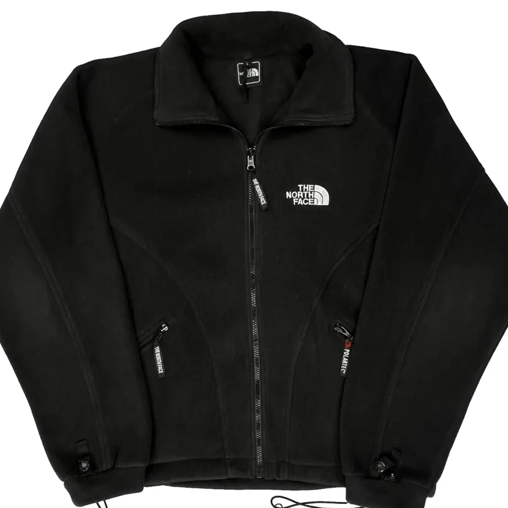 The North Face Fleece Jacket - Large Black Polyester - Image 4