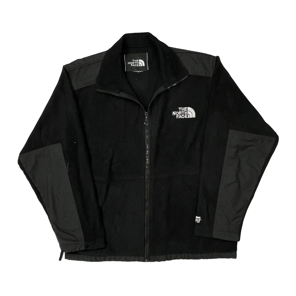 The North Face Fleece Jacket - Large Black Polyester