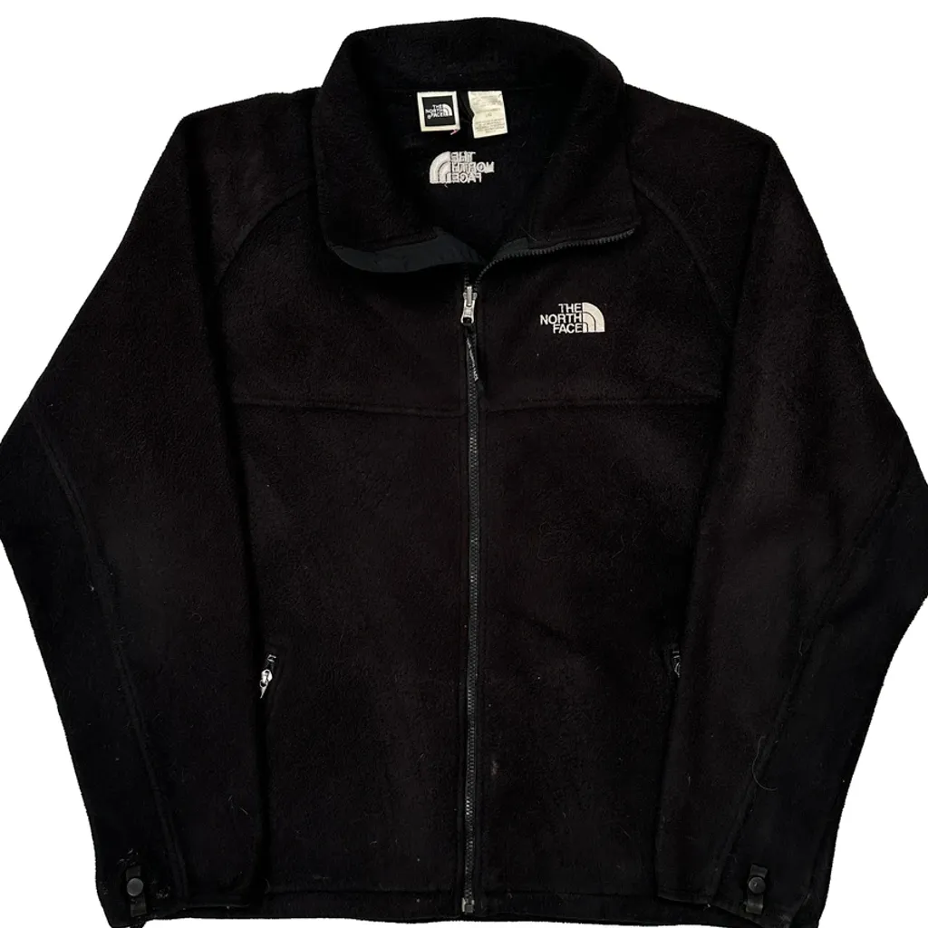 The North Face Fleece Jacket - Large Black Polyester - Image 4
