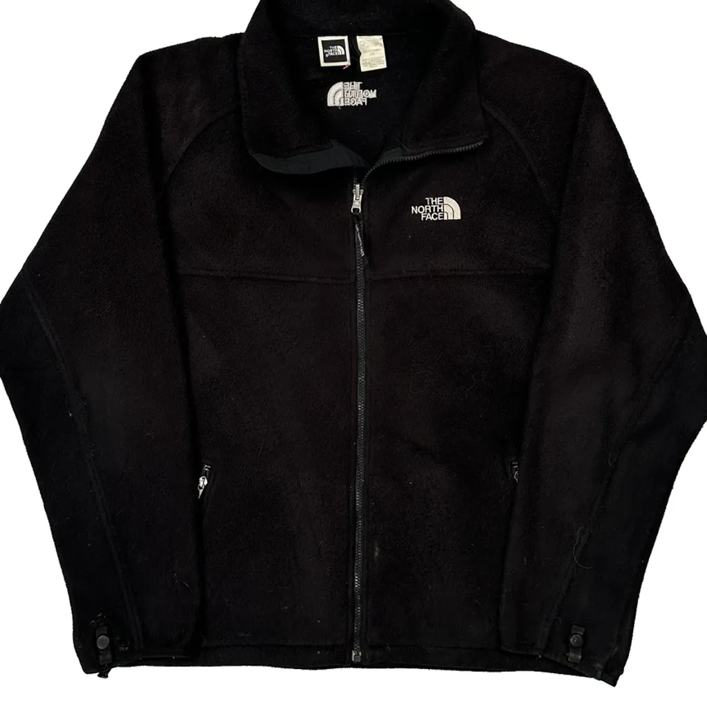The North Face Fleece Jacket - Large Black Polyester - Image 5