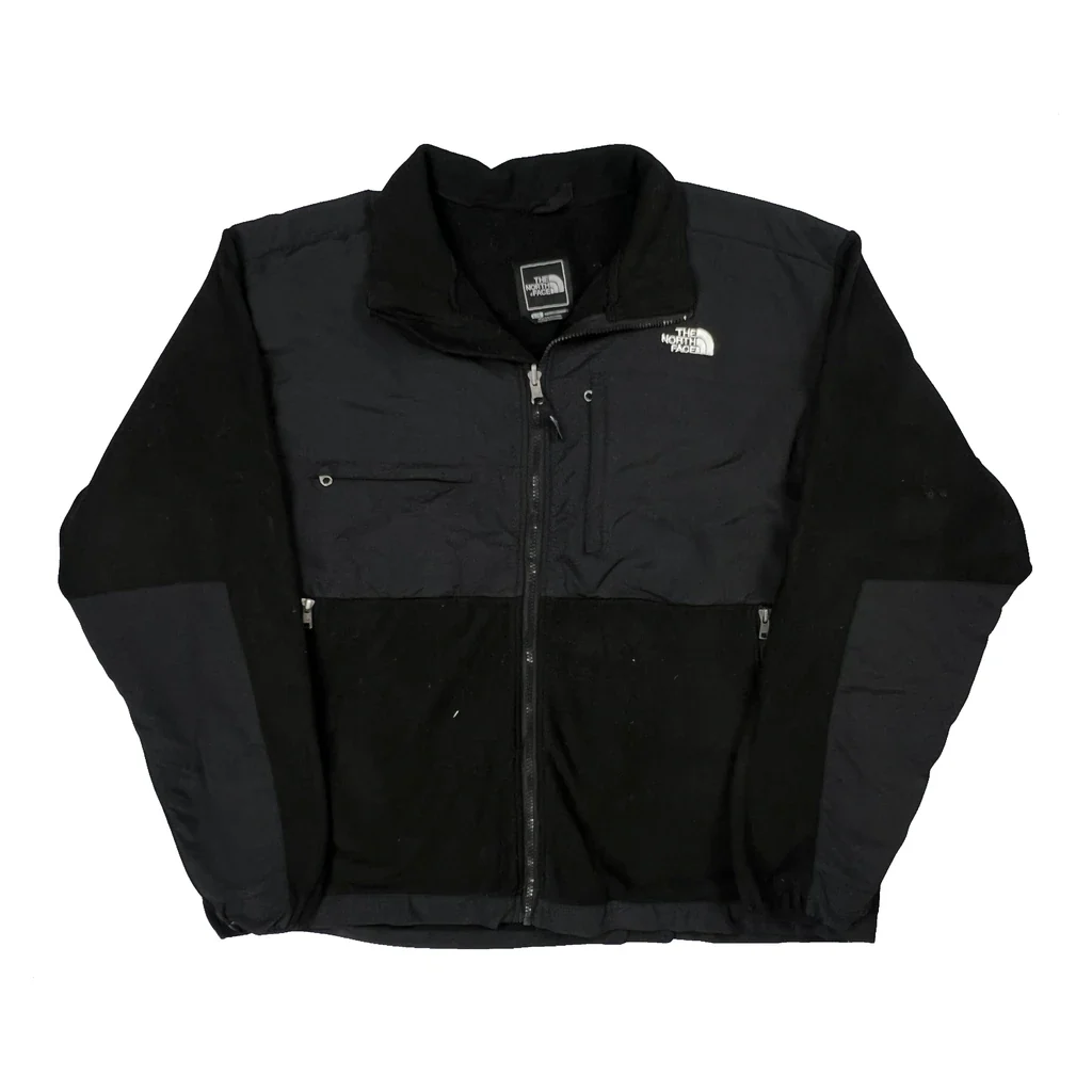 The North Face Denali Fleece Jacket - Large Black Polyester