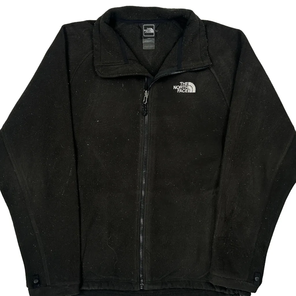 The North Face Fleece Jacket - Large Black Polyester - Image 4