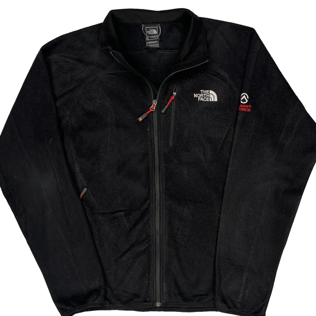 The North Face Fleece Jacket - Large Black Polyester - Image 5