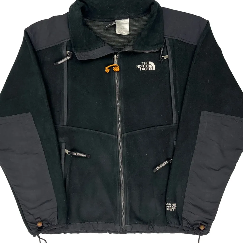 The North Face Fleece Jacket - Large Black Polyester - Image 4