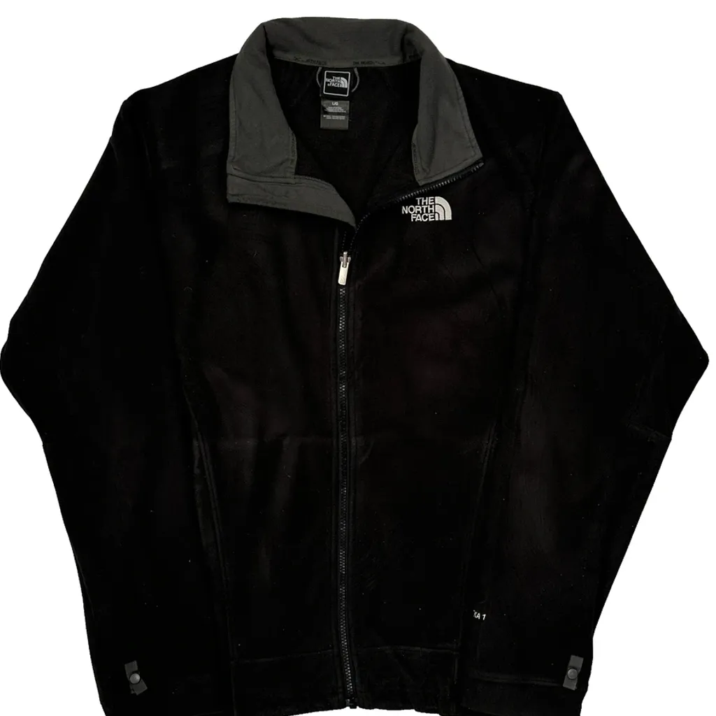 The North Face Fleece Jacket - Large Black Polyester - Image 5