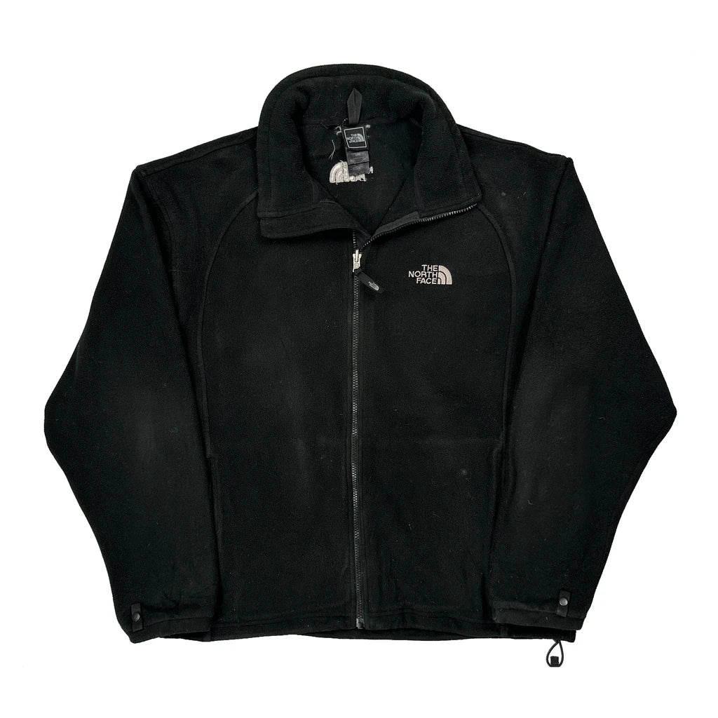 The North Face Fleece Jacket - Large Black Polyester