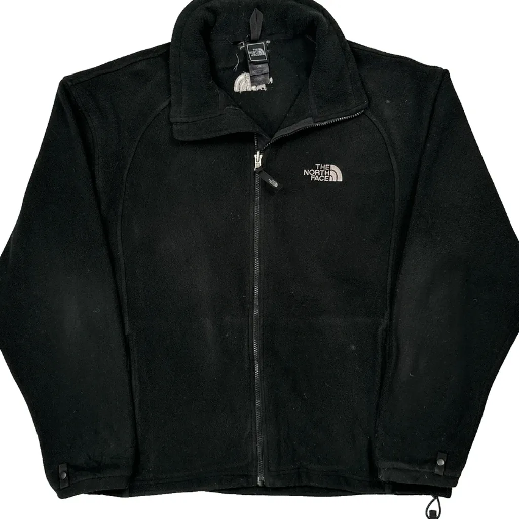 The North Face Fleece Jacket - Large Black Polyester - Image 5
