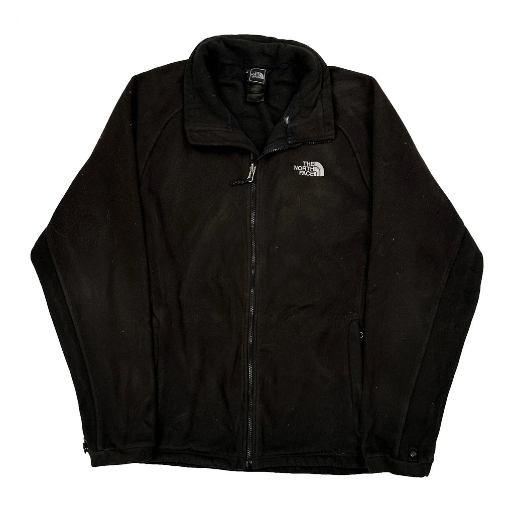 The North Face Fleece Jacket - Large Black Polyester
