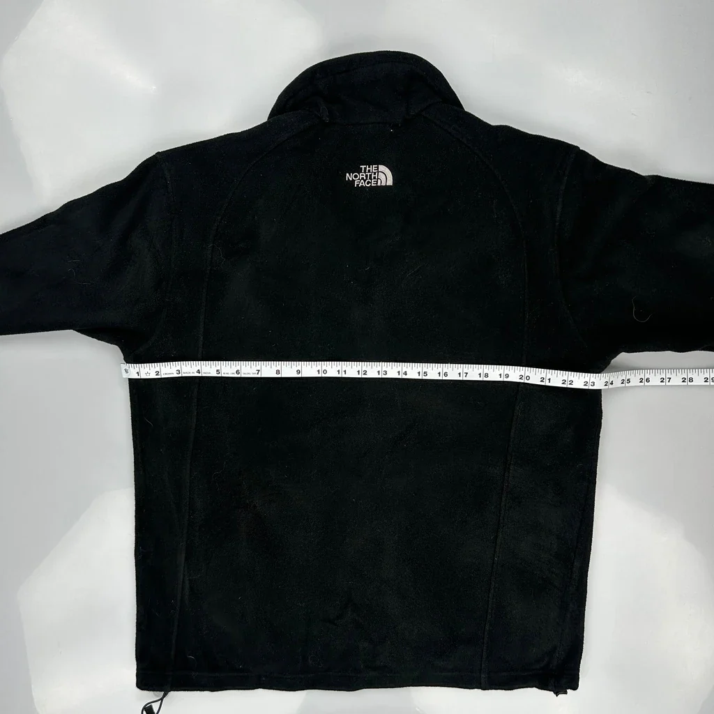 The North Face Fleece Jacket - Large Black Polyester - Image 3