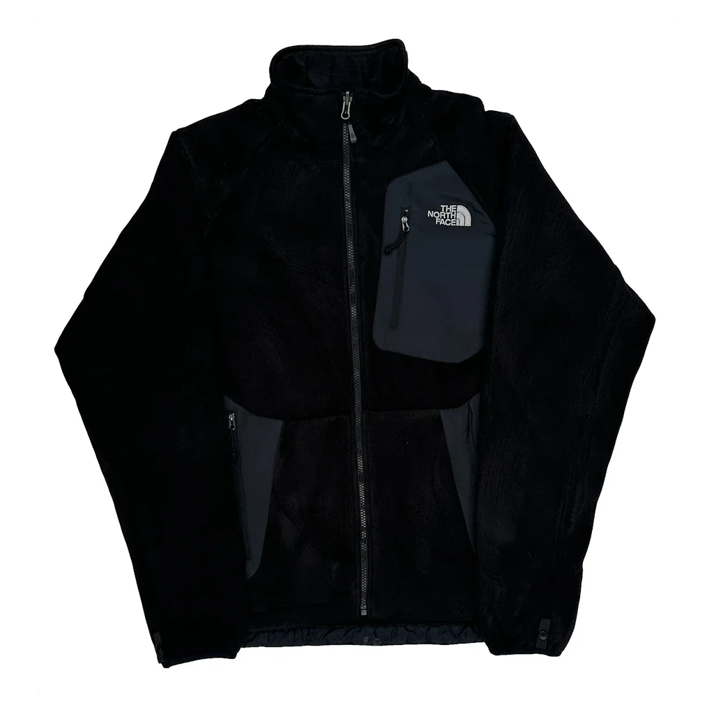 The North Face Fleece Jacket - Medium Black Polyester
