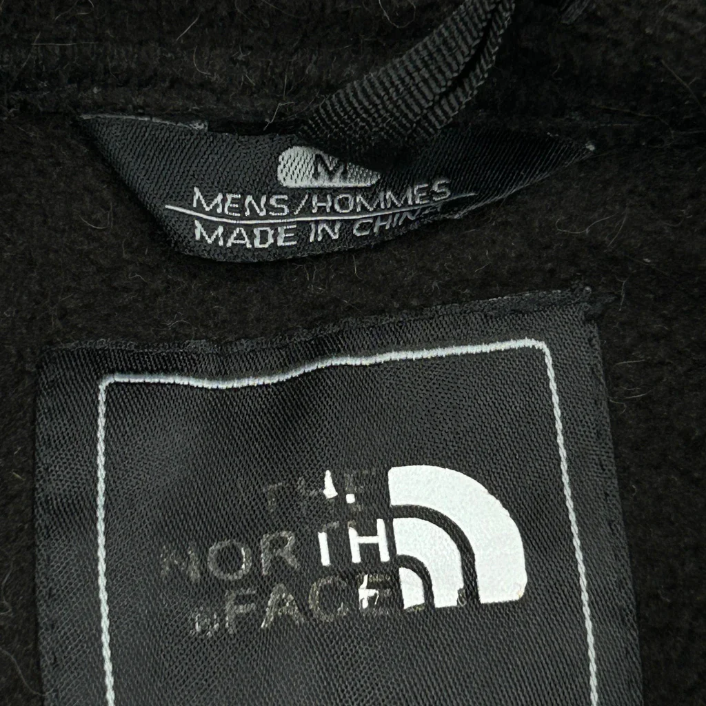 The North Face Denali Fleece Jacket - Medium Black Polyester - Image 3
