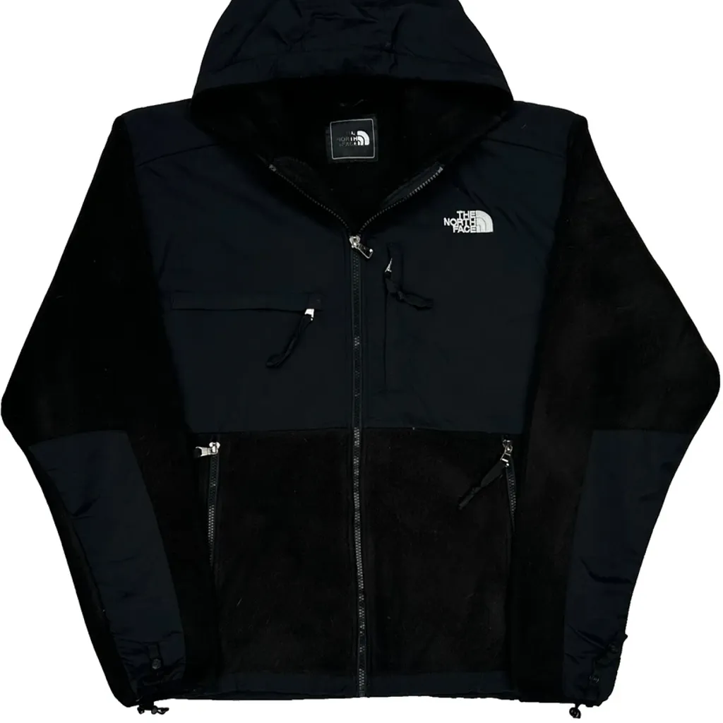 The North Face Denali Fleece Jacket - Medium Black Polyester - Image 4
