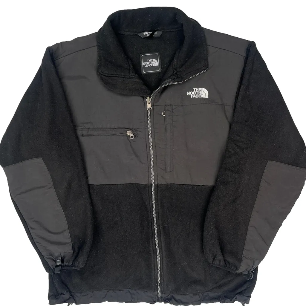 The North Face Denali Fleece Jacket - Medium Black Polyester - Image 4
