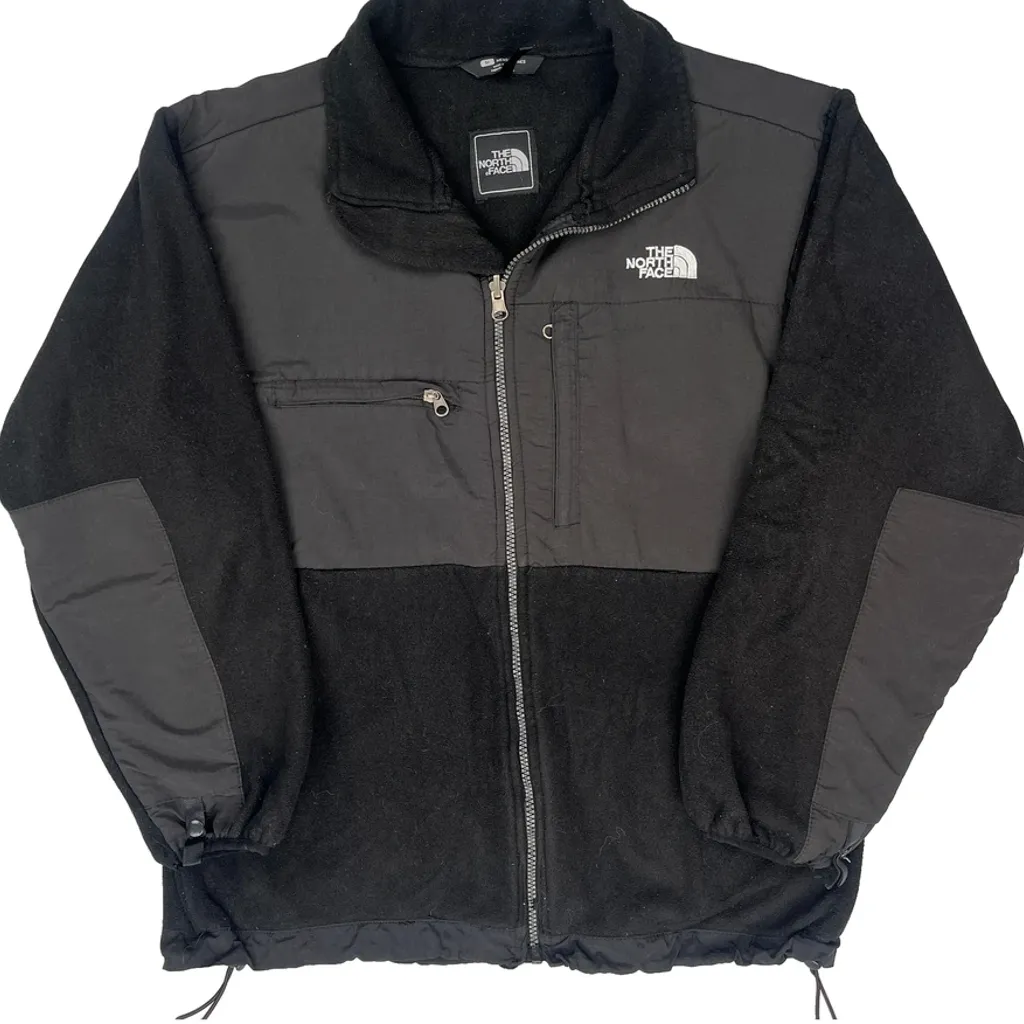 The North Face Denali Fleece Jacket - Medium Black Polyester - Image 5