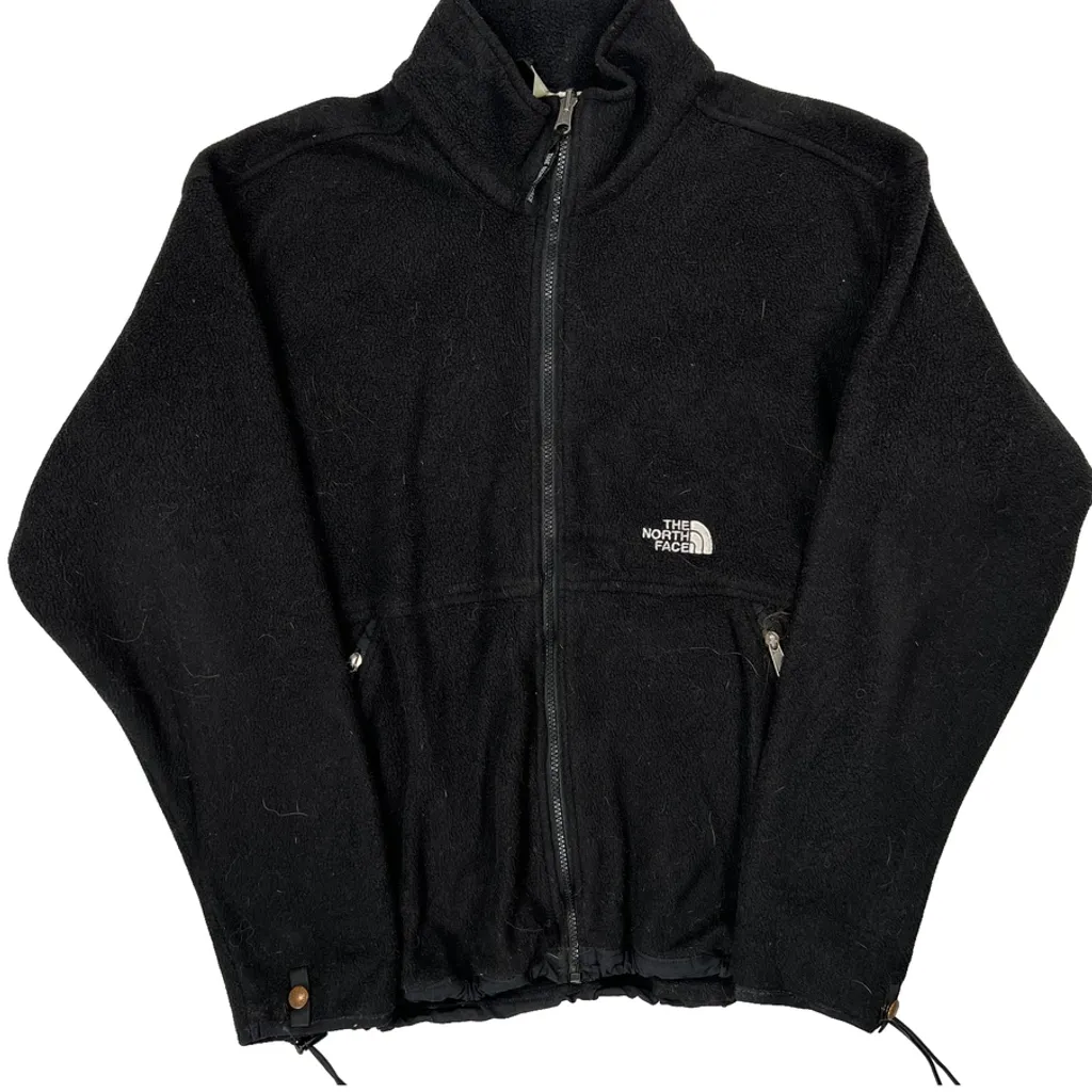 The North Face Fleece Jacket - Medium Black Polyester - Image 5