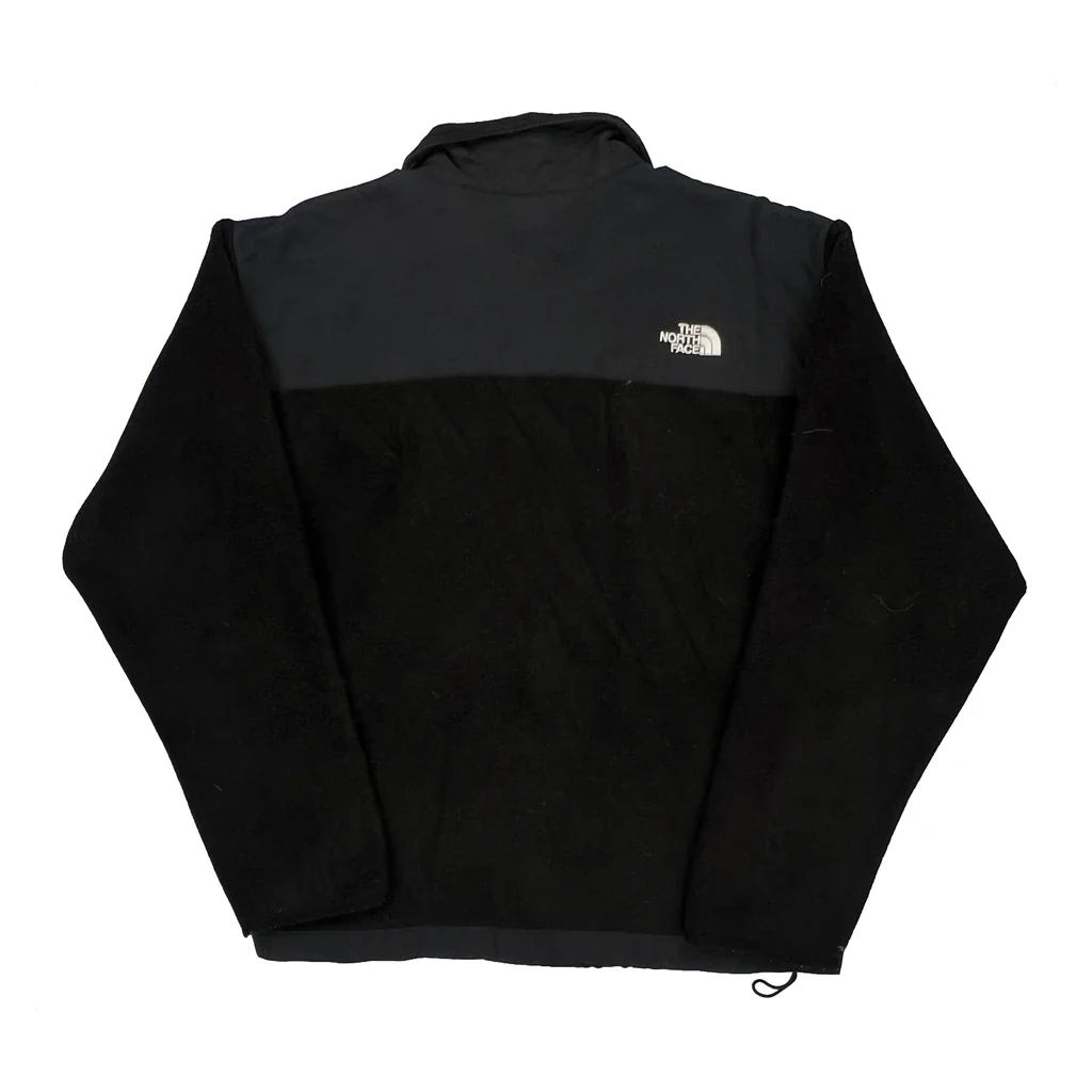 The North Face Denali Fleece Jacket - Medium Black Polyester - Image 2