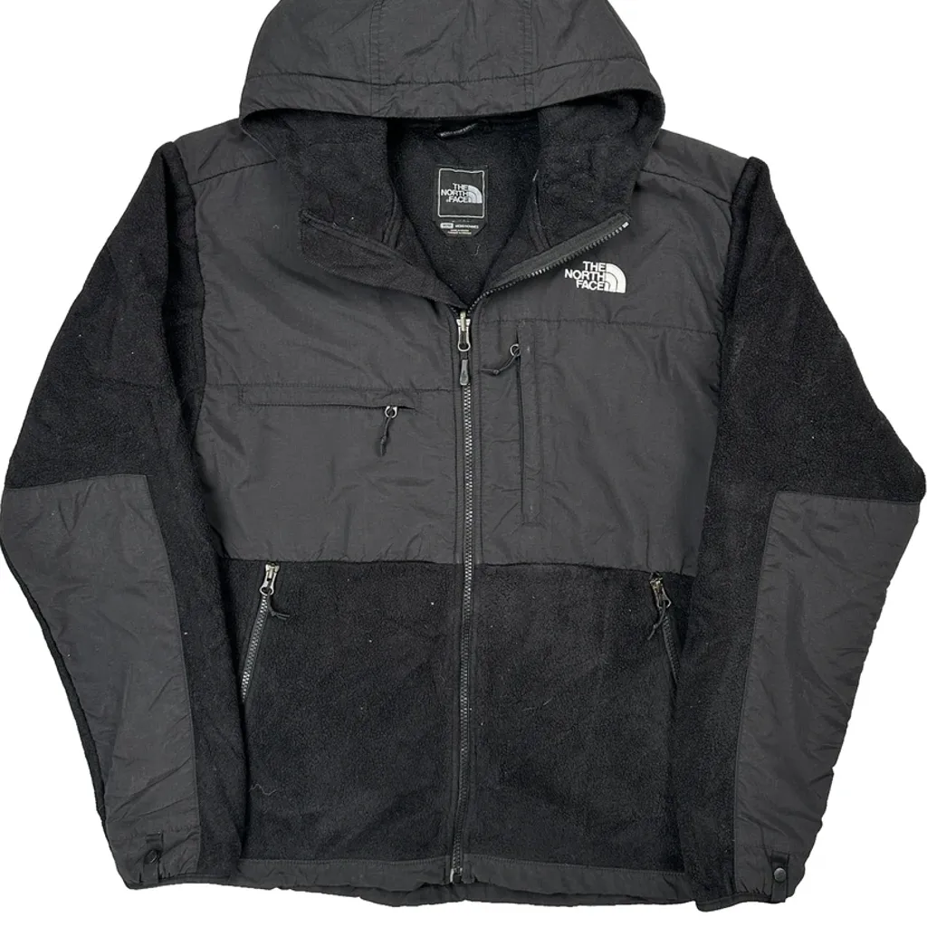 The North Face Denali Fleece Jacket - Medium Black Polyester - Image 4