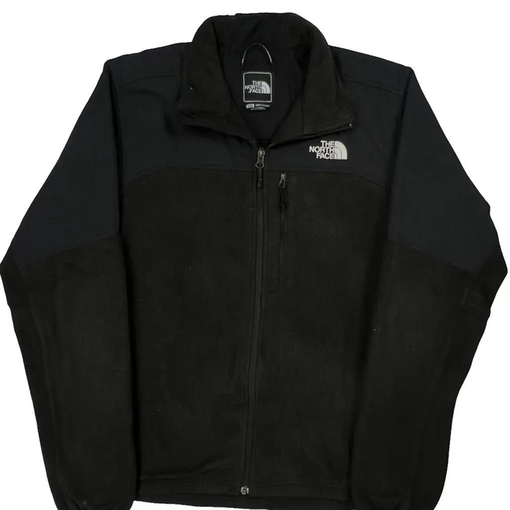 The North Face Fleece Jacket - Medium Black Polyester - Image 4