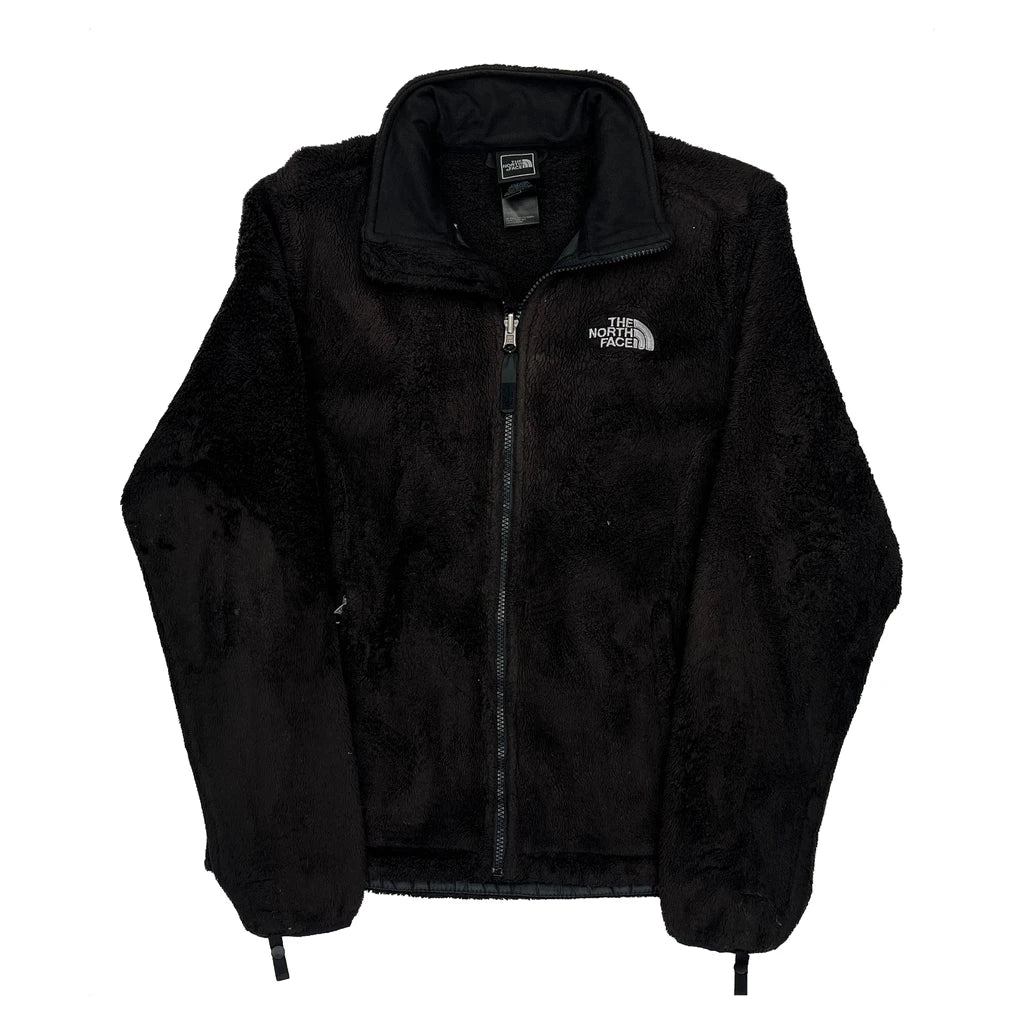 The North Face Fleece Jacket - Medium Black Polyester - Image 2