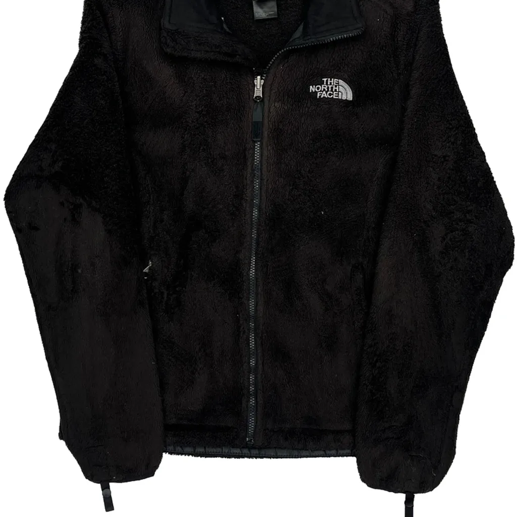 The North Face Fleece Jacket - Medium Black Polyester - Image 6