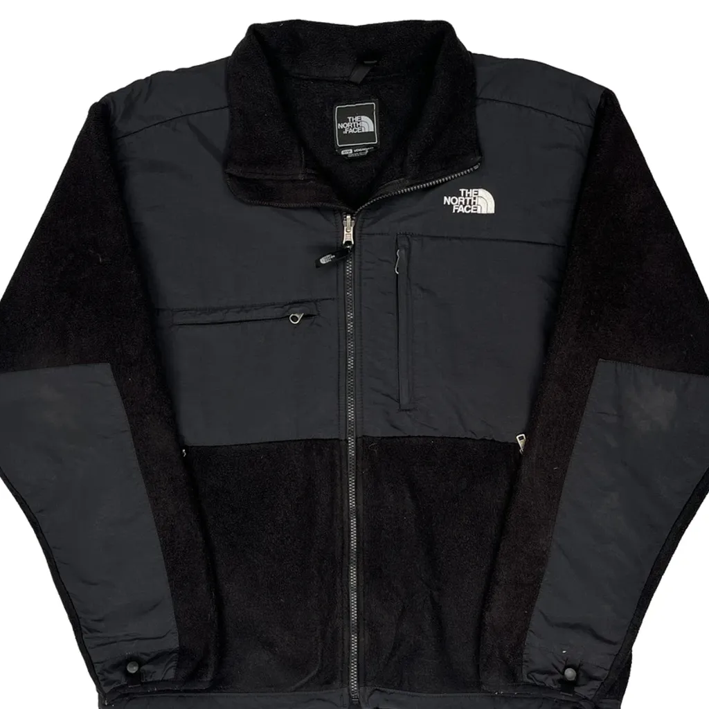 The North Face Denali Fleece Jacket - Medium Black Polyester - Image 4