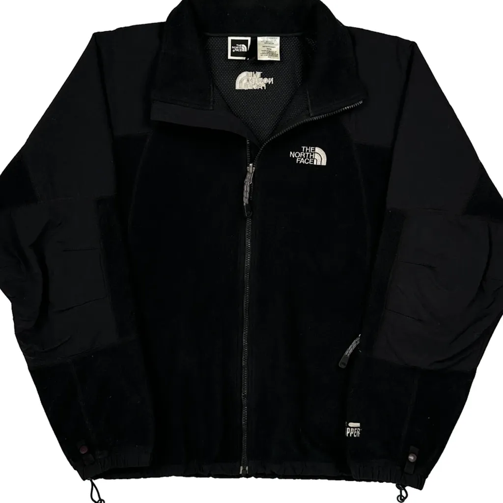 The North Face Fleece Jacket - Medium Black Polyester - Image 4