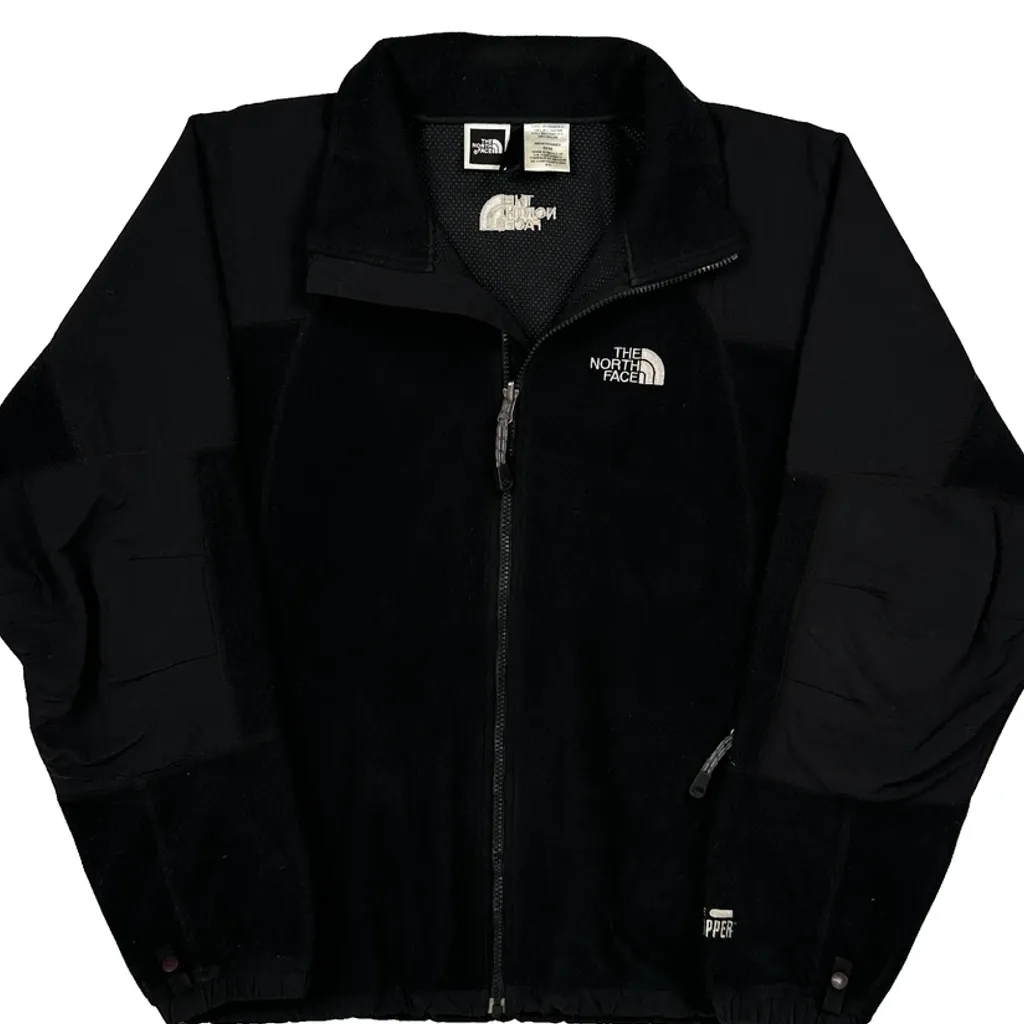 The North Face Fleece Jacket - Medium Black Polyester - Image 5